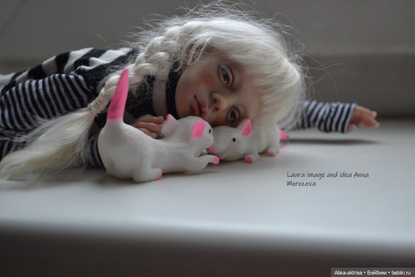 Лора черно-белое и мышки — Фотоистории с куклами BJD (БЖД): сериалы