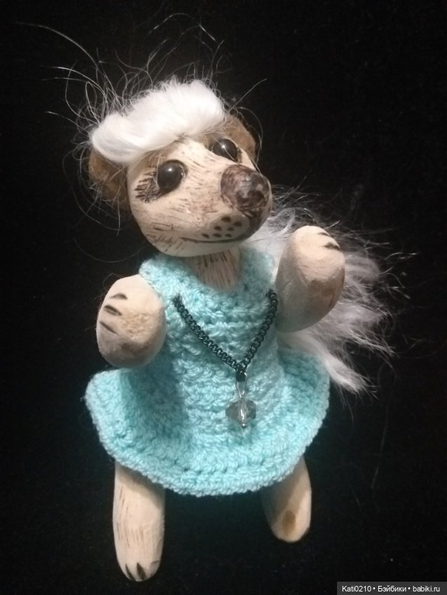 Мой первый медвежонок — Авторские куклы из дерева (фото 6)