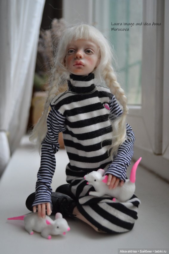 Лора черно-белое и мышки — Фотоистории с куклами BJD (БЖД): сериалы