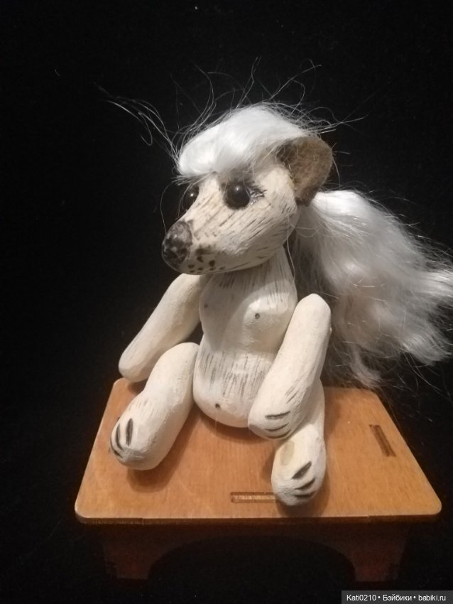 Мой первый медвежонок — Авторские куклы из дерева (фото 3)