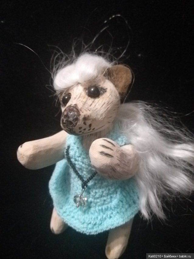 Мой первый медвежонок — Авторские куклы из дерева (фото 5)