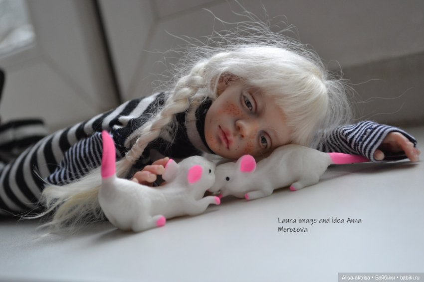Лора черно-белое и мышки — Фотоистории с куклами BJD (БЖД): сериалы