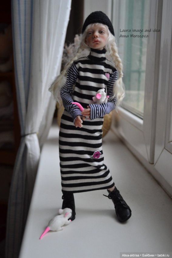 Лора черно-белое и мышки — Фотоистории с куклами BJD (БЖД): сериалы