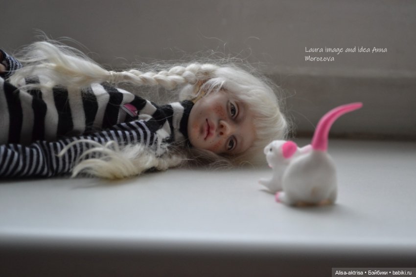 Лора черно-белое и мышки — Фотоистории с куклами BJD (БЖД): сериалы