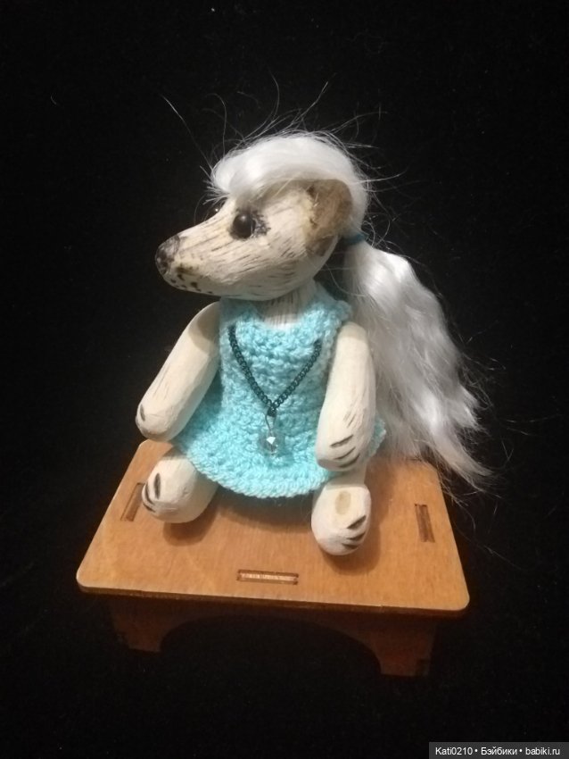 Мой первый медвежонок — Авторские куклы из дерева (фото 4)