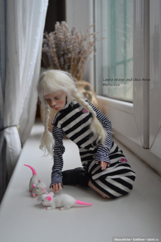 Лора черно-белое и мышки — Фотоистории с куклами BJD (БЖД): сериалы (фото 8)