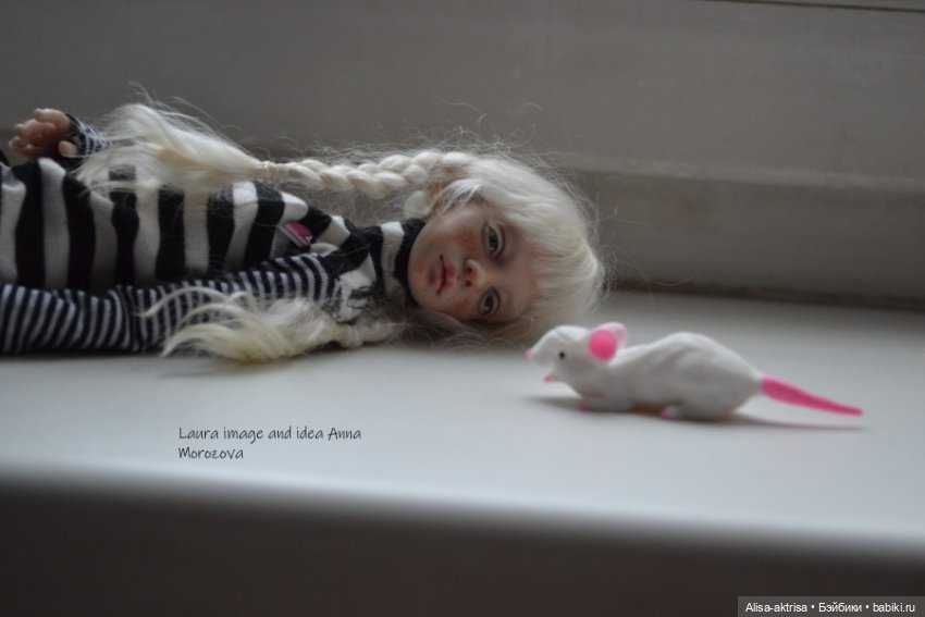 Лора черно-белое и мышки — Фотоистории с куклами BJD (БЖД): сериалы