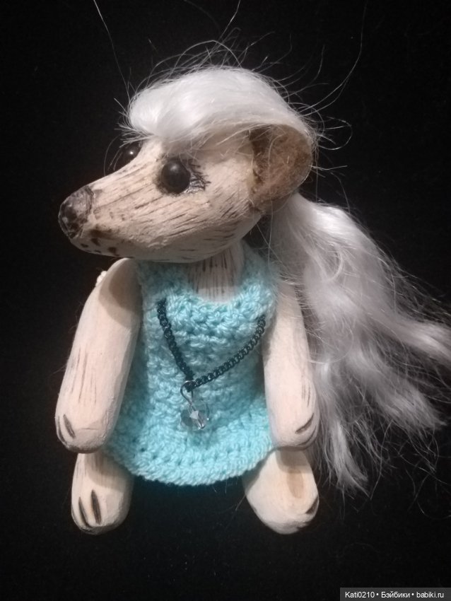 Мой первый медвежонок — Авторские куклы из дерева (фото 7)