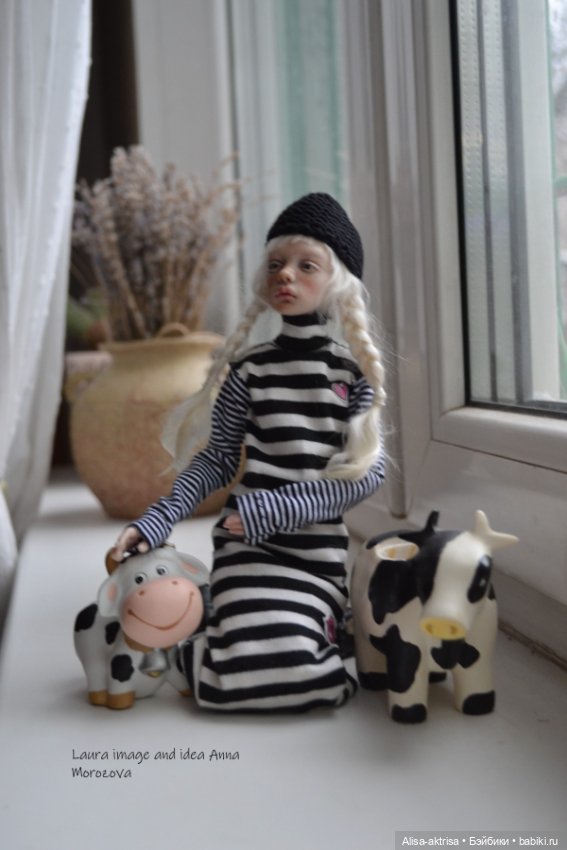 Лора черно-белое и мышки — Фотоистории с куклами BJD (БЖД): сериалы