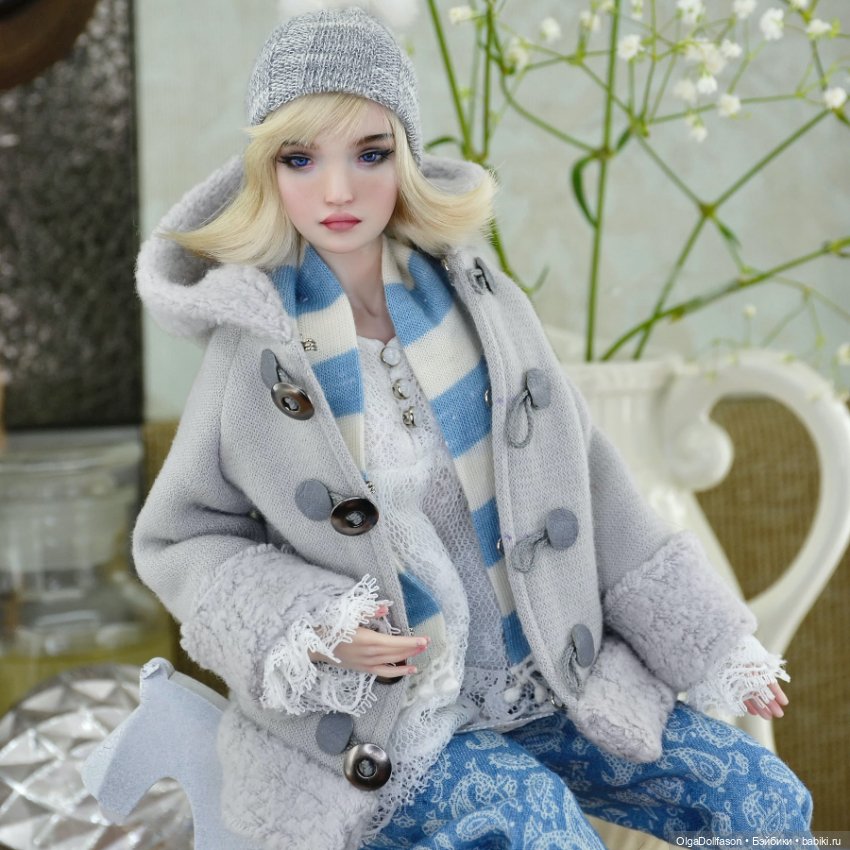 Зимняя сказка. Снежная девочка Sevlana doll (фото 8)