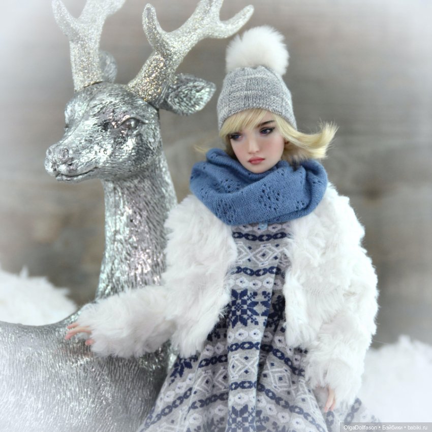 Зимняя сказка. Снежная девочка Sevlana doll (фото 2)