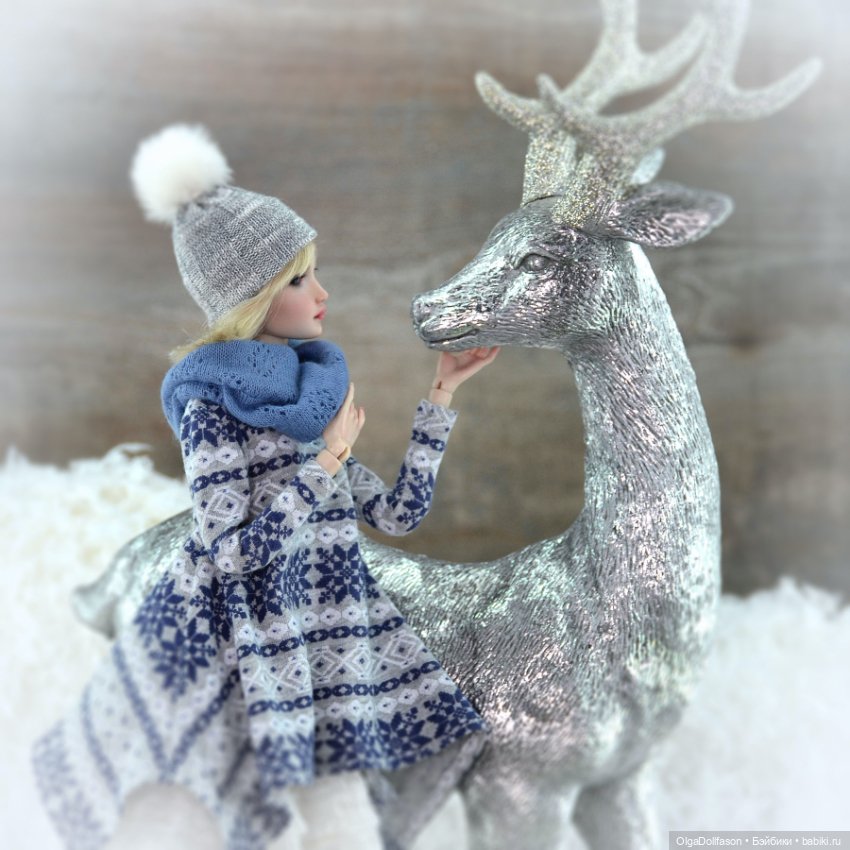 Зимняя сказка. Снежная девочка Sevlana doll