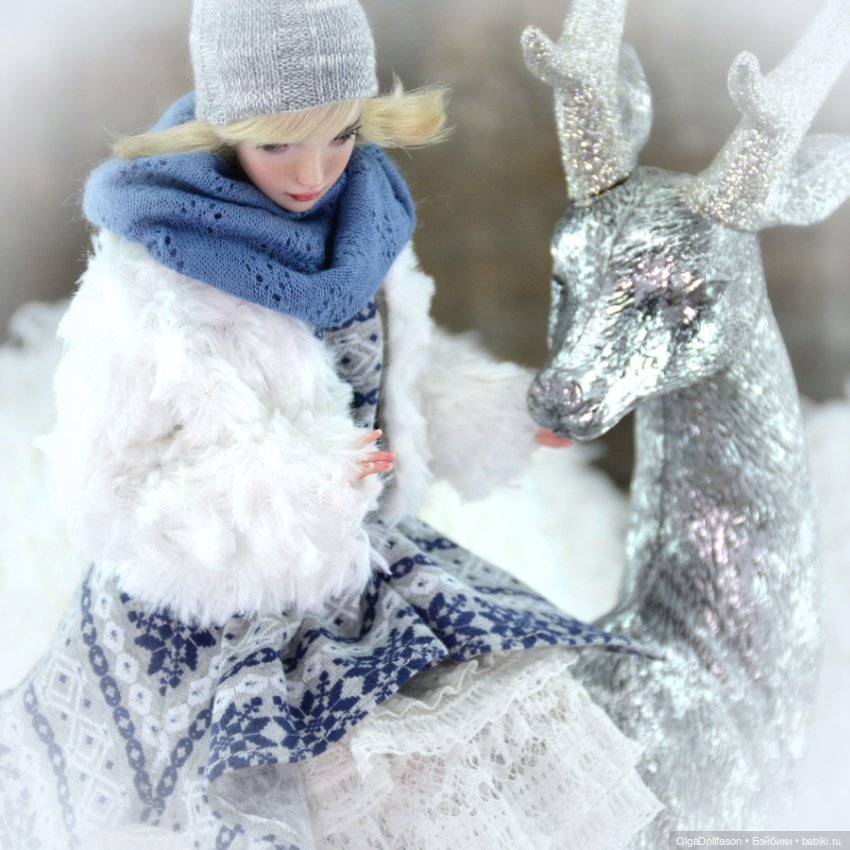 Зимняя сказка. Снежная девочка Sevlana doll (фото 3)