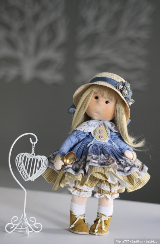 Люси текстильная интерьерная кукла (фото 2)
