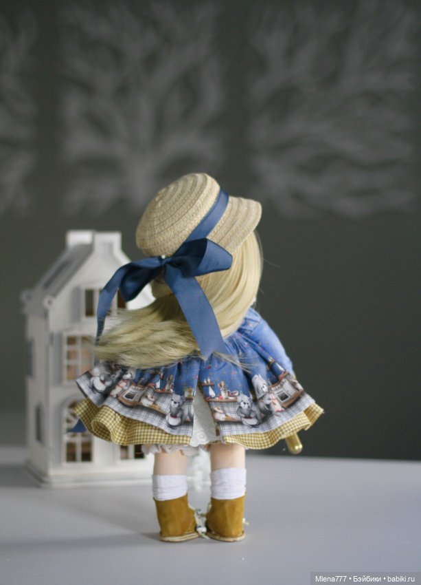 Люси текстильная интерьерная кукла (фото 4)
