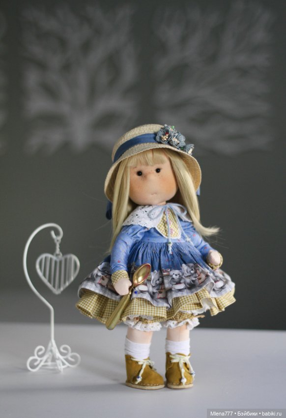 Люси текстильная интерьерная кукла (фото 3)