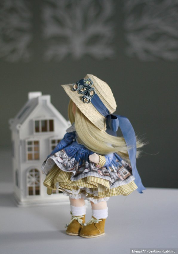 Люси текстильная интерьерная кукла (фото 5)