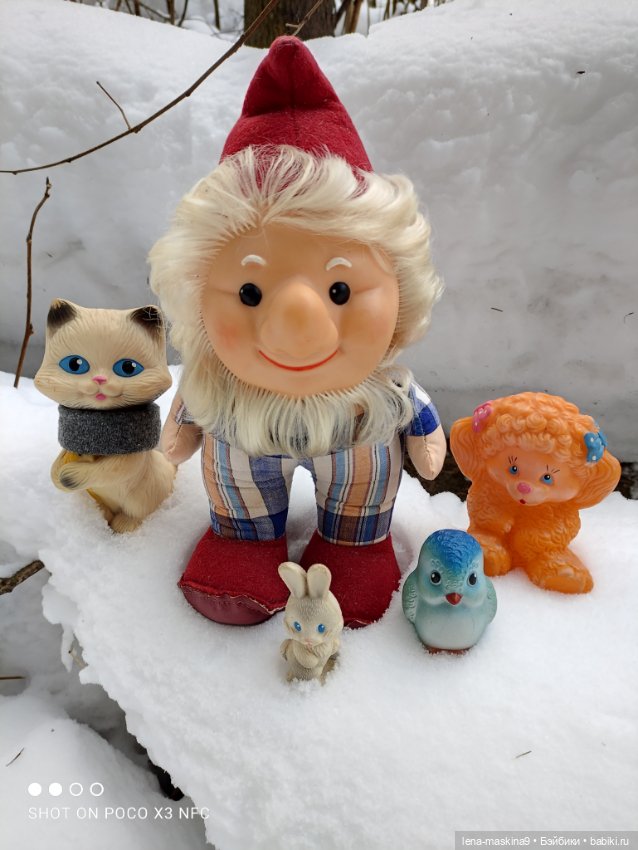 Лес, зима, игрушки моего детства