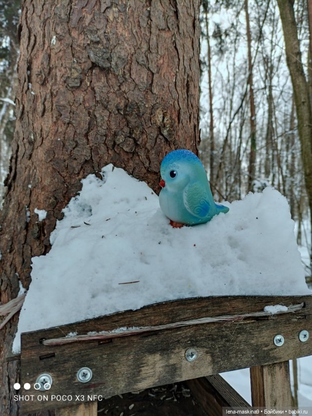 Лес, зима, игрушки моего детства