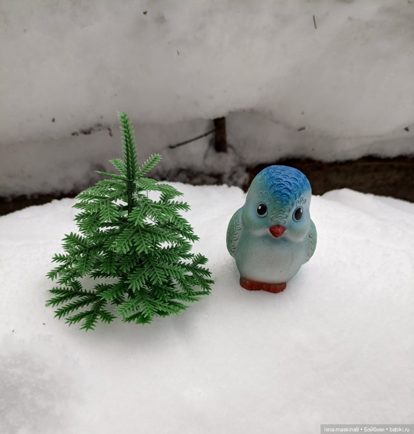 Лес, зима, игрушки моего детства