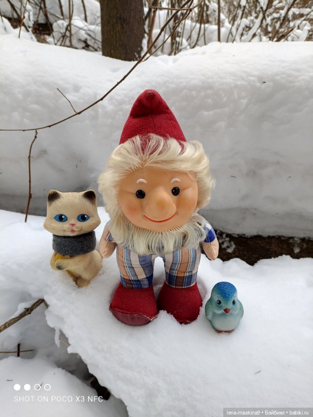 Лес, зима, игрушки моего детства