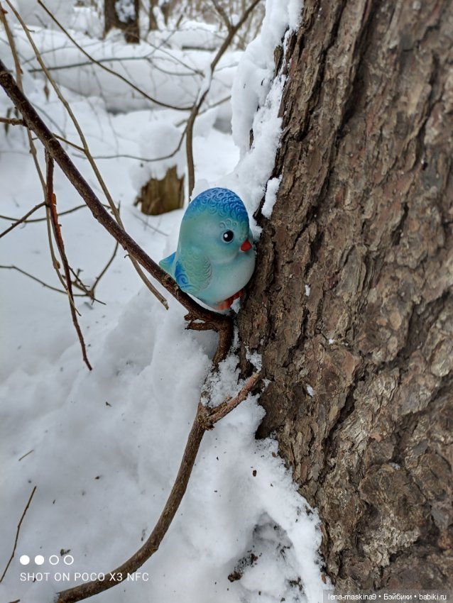 Лес, зима, игрушки моего детства