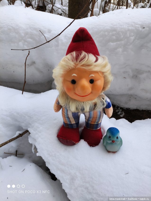 Лес, зима, игрушки моего детства