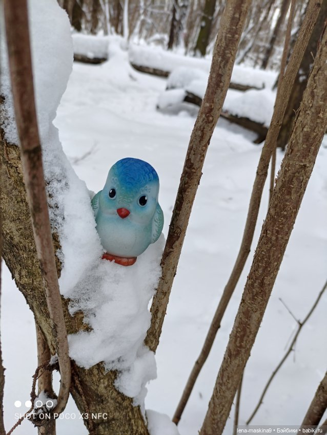 Лес, зима, игрушки моего детства