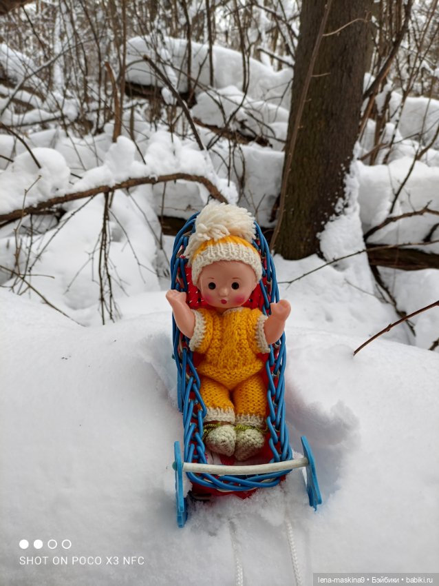 Лес, зима, игрушки моего детства