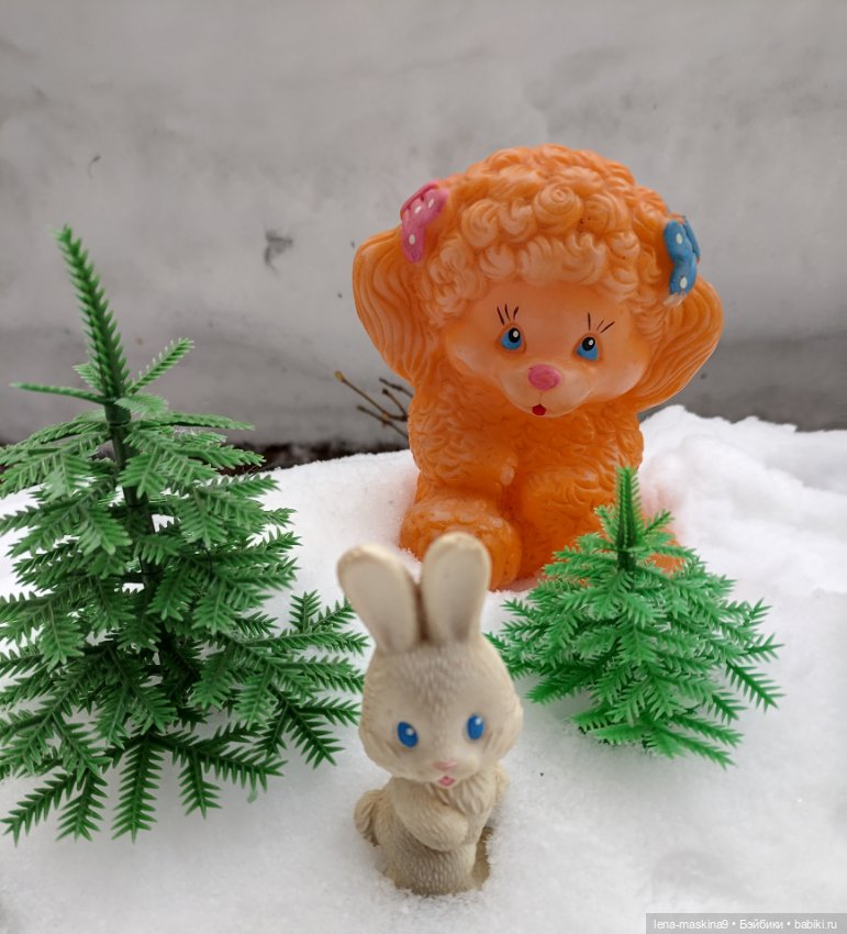 Лес, зима, игрушки моего детства