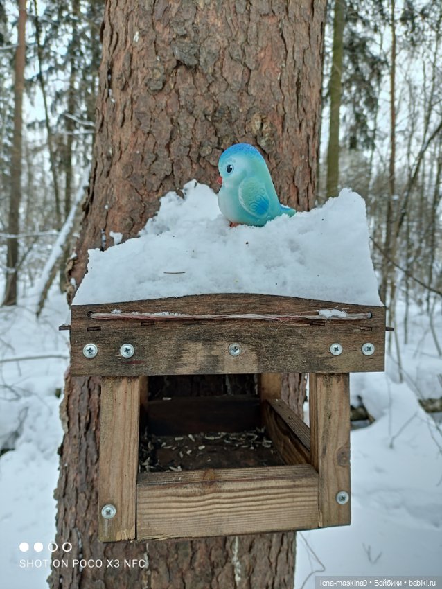 Лес, зима, игрушки моего детства