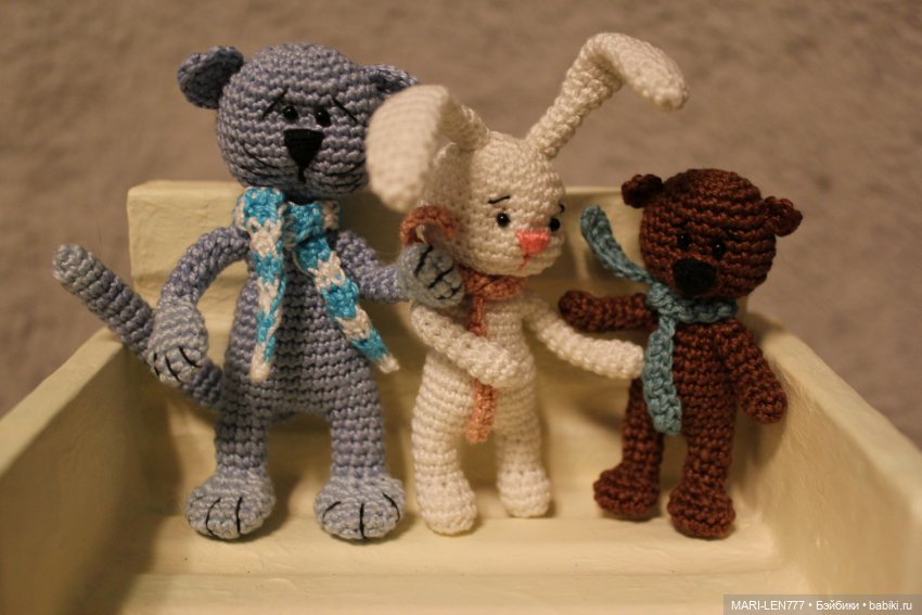 Милые игрушки для кукол — Вязаные игрушки и амигуруми: крючком (фото 6)