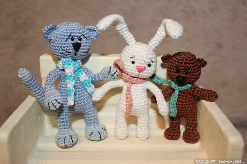 Милые игрушки для кукол — Вязаные игрушки и амигуруми: крючком (фото 4)