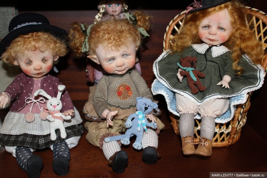 Милые игрушки для кукол — Вязаные игрушки и амигуруми: крючком