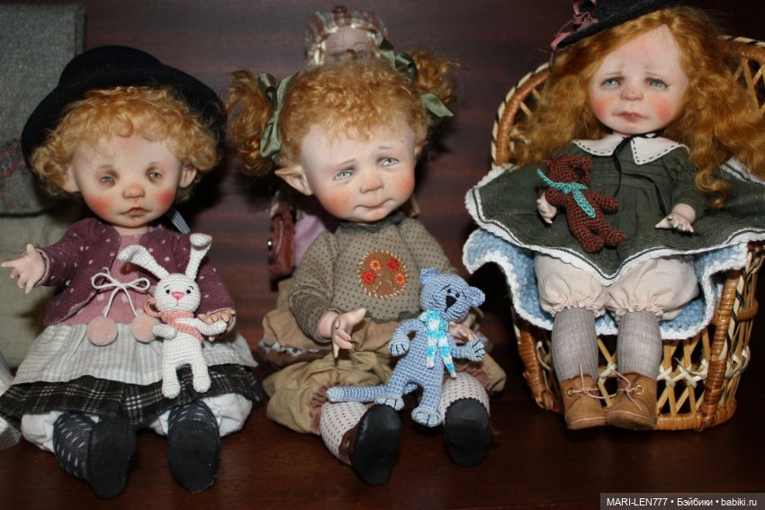 Милые игрушки для кукол — Вязаные игрушки и амигуруми: крючком