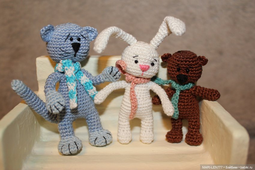 Милые игрушки для кукол — Вязаные игрушки и амигуруми: крючком (фото 5)