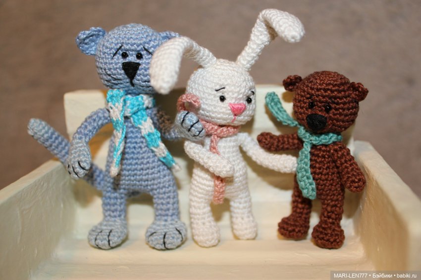 Милые игрушки для кукол — Вязаные игрушки и амигуруми: крючком (фото 7)