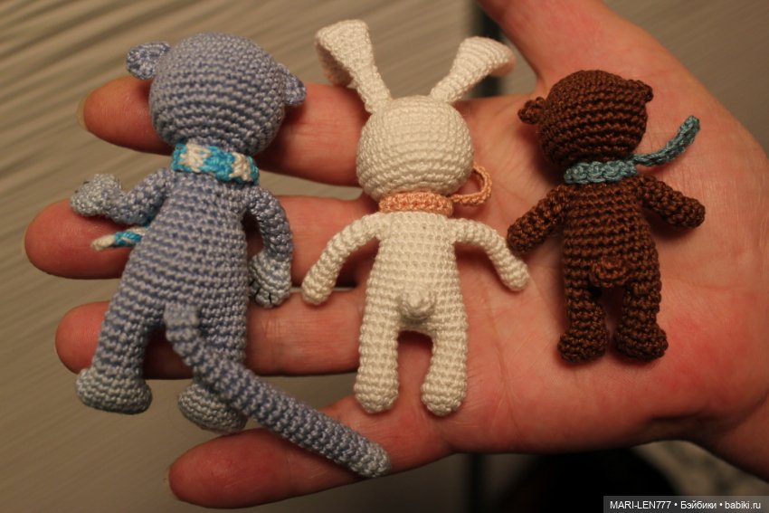 Милые игрушки для кукол — Вязаные игрушки и амигуруми: крючком (фото 2)