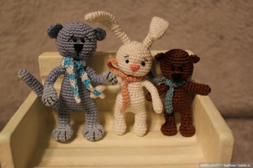 Милые игрушки для кукол — Вязаные игрушки и амигуруми: крючком (фото 3)