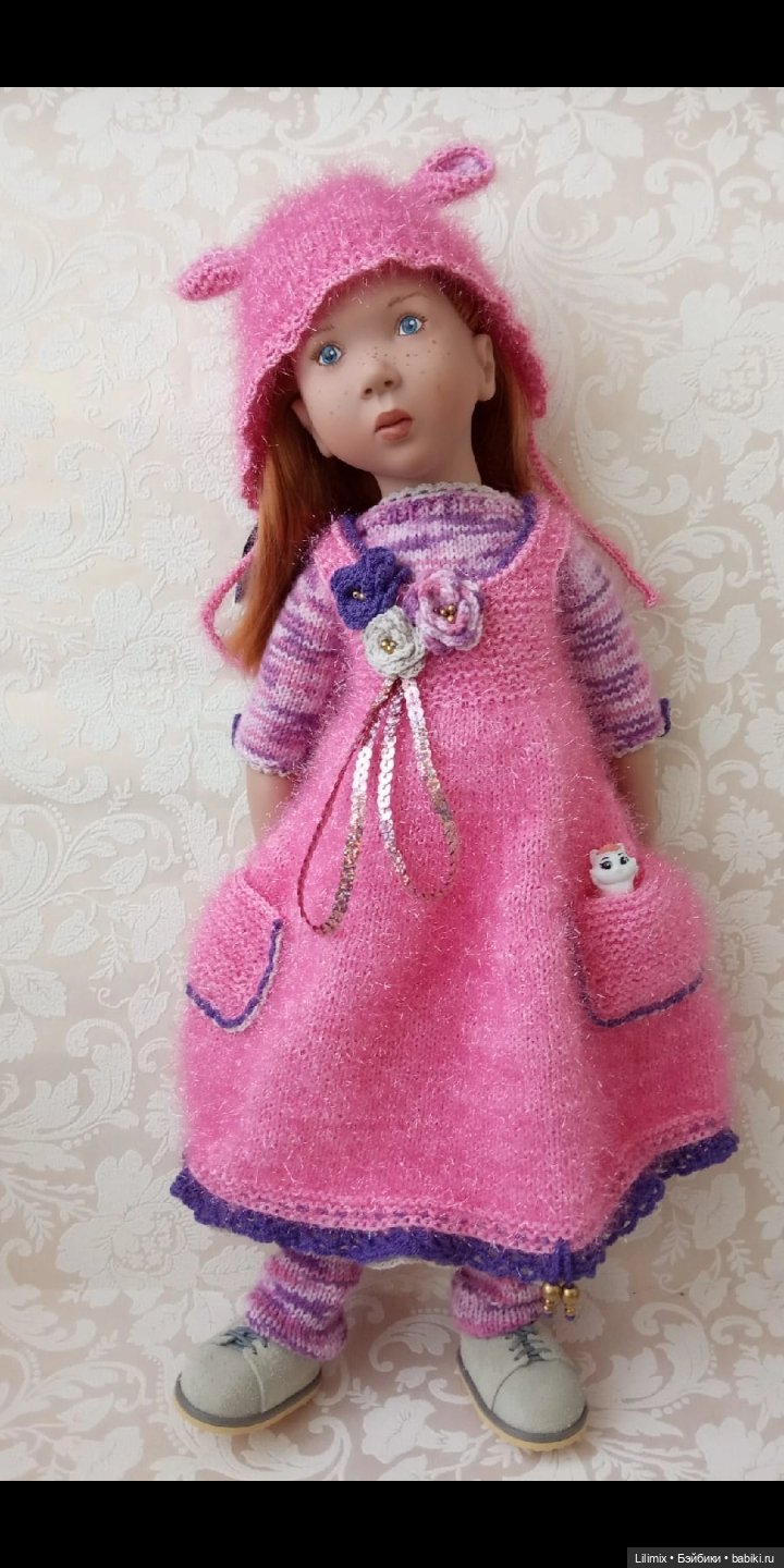 Мои вязалки для кукольной Мадамы (фото 5)