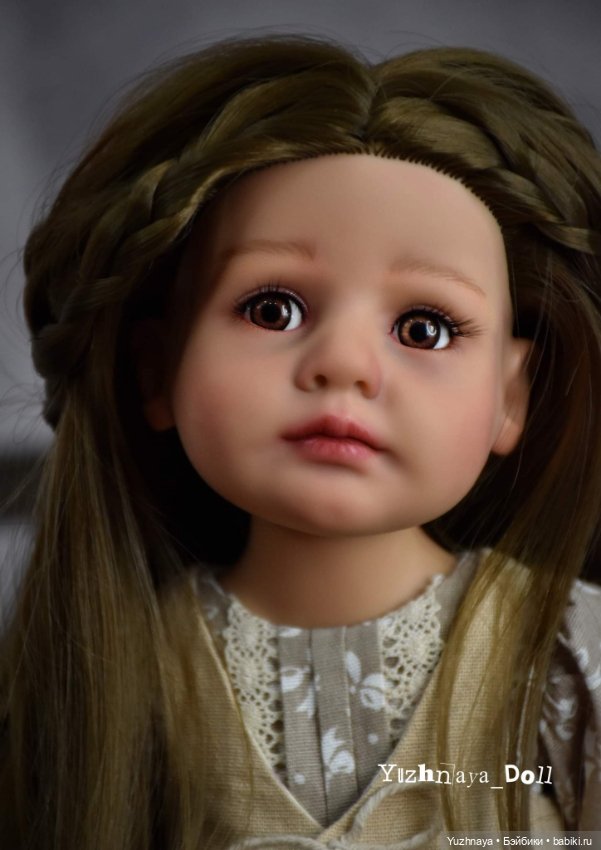 Элла с кроликом — ООАК и кастом кукол Gotz (Готц): перерисовка (фото 4)