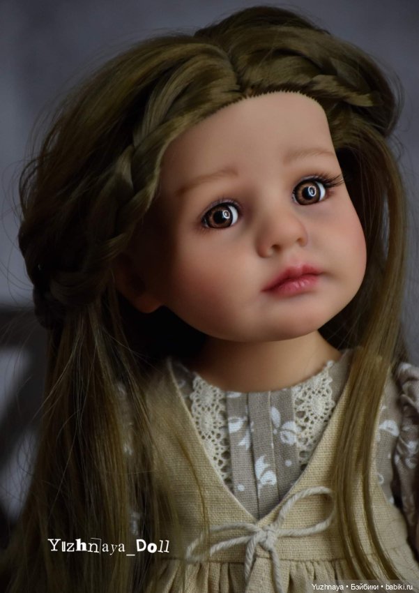 Элла с кроликом — ООАК и кастом кукол Gotz (Готц): перерисовка