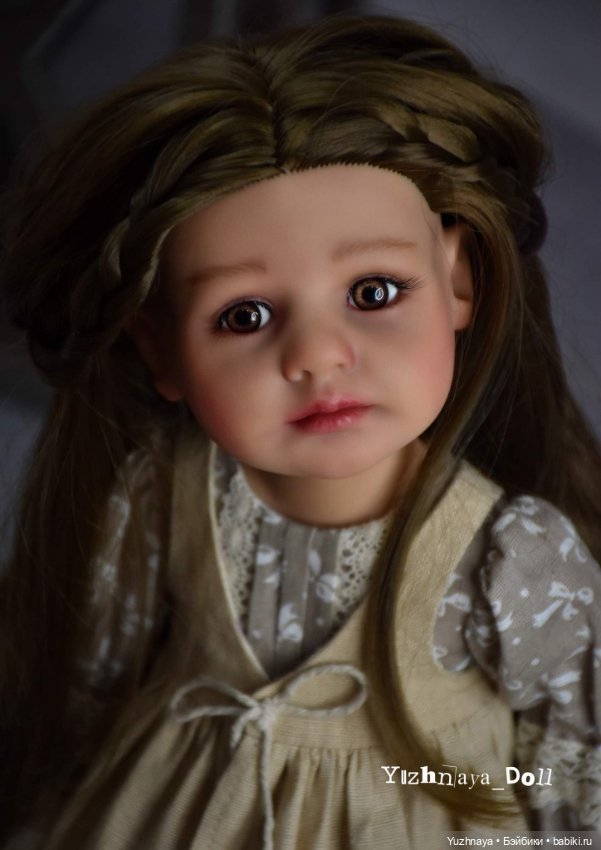 Элла с кроликом — ООАК и кастом кукол Gotz (Готц): перерисовка (фото 3)