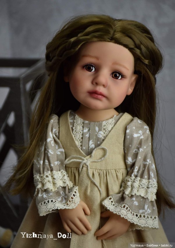 Элла с кроликом — ООАК и кастом кукол Gotz (Готц): перерисовка