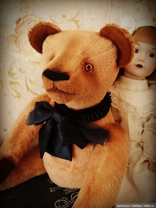 Bruno-мишка с куклой — Авторские мишки Тедди и друзья: фото (фото 7)