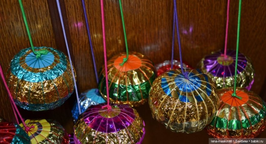 Шарики из детства, ручной работы