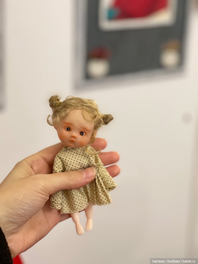 Гибрид, авторская голова на теле минибаболика