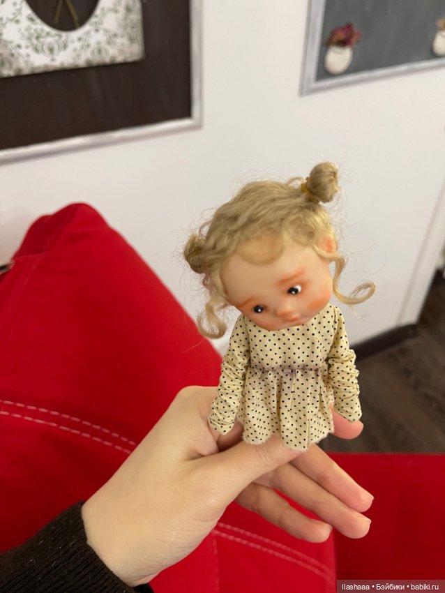 Гибрид, авторская голова на теле минибаболика (фото 10)