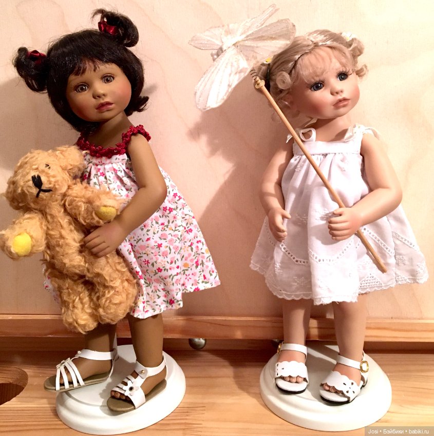 Беляночка и смугляночка Jasemine и Annie от Gabriele Müller