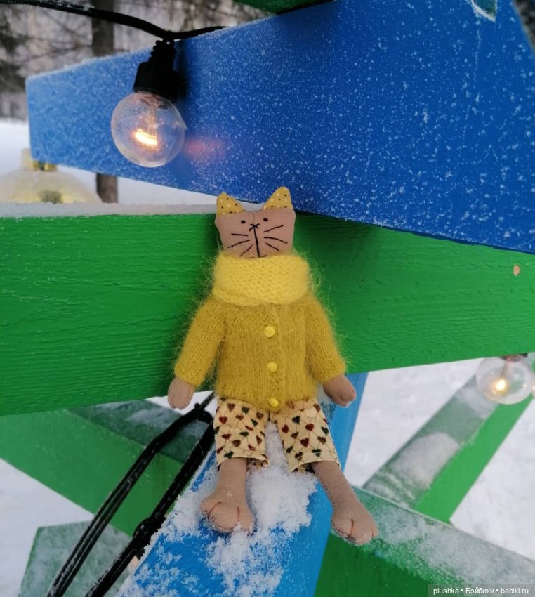 Кисоньки-примитивчики — Текстильные игрушки и примитивы: кофейные